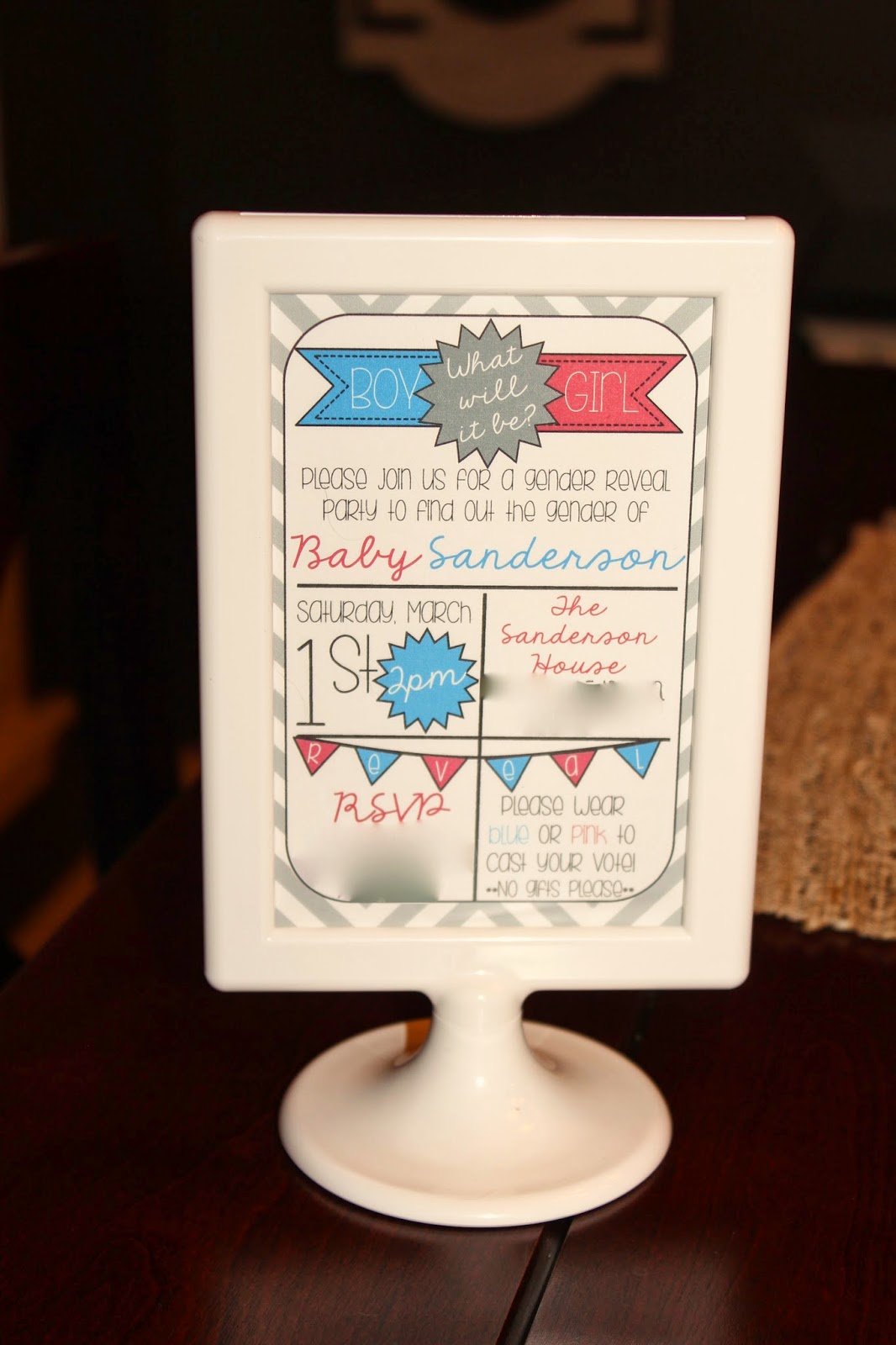 Gender Reveal The Mrs. & Co.