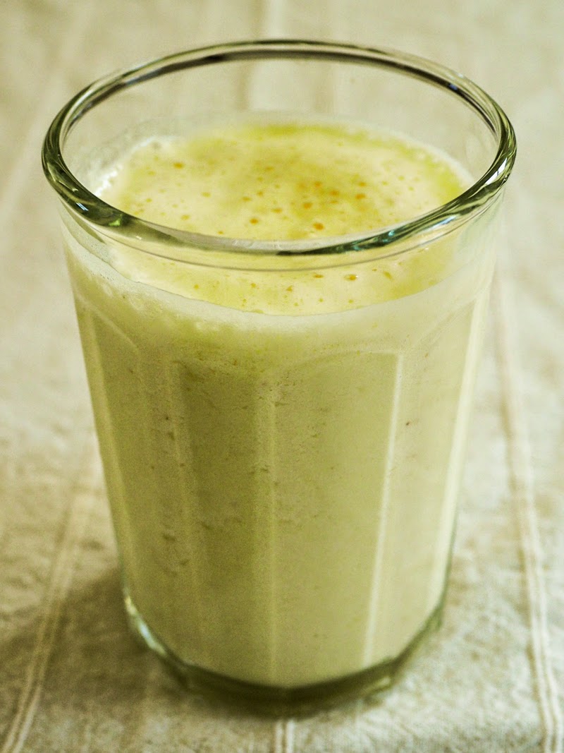 Two Scoops of Dinner Pineapple Smoothies, Core Included