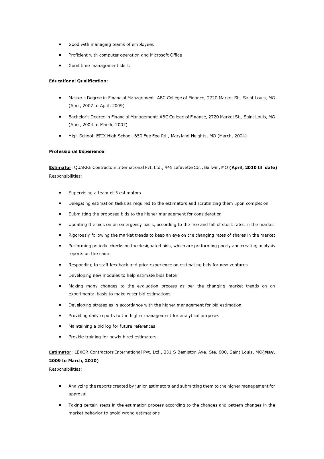 cold canvassing cover letter