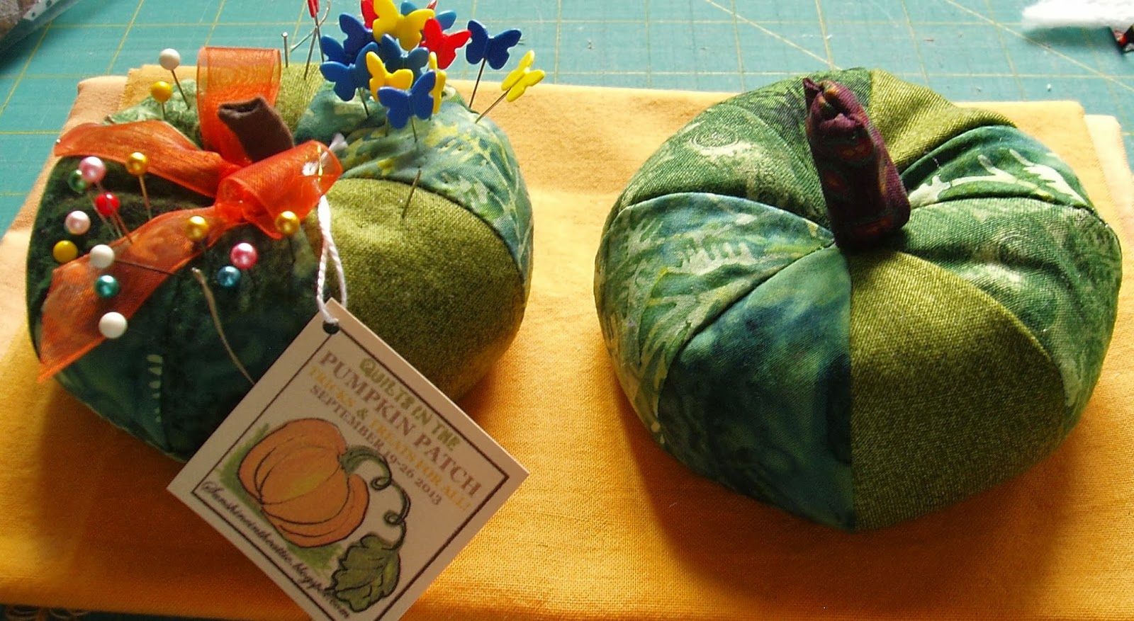 Sunshine in the Attic Little Pumpkin Pin Cushion Tutorial
