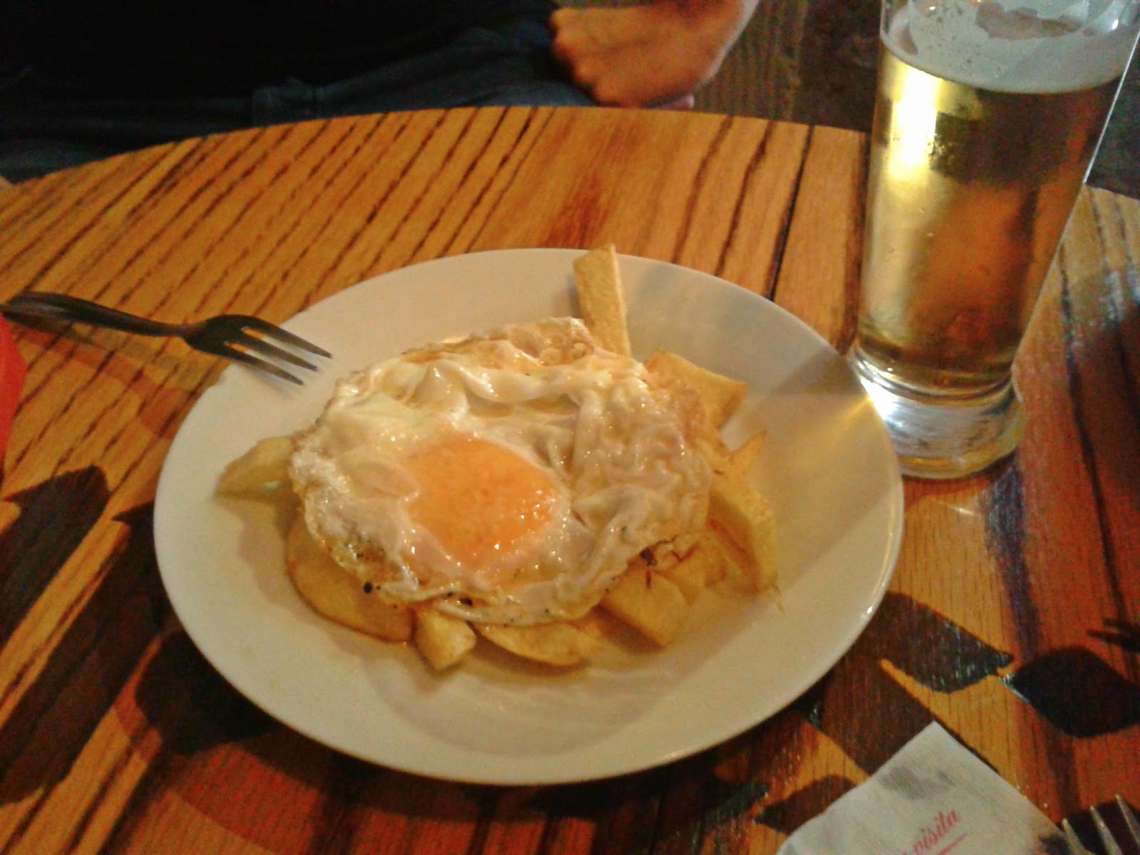 Papas con huevo