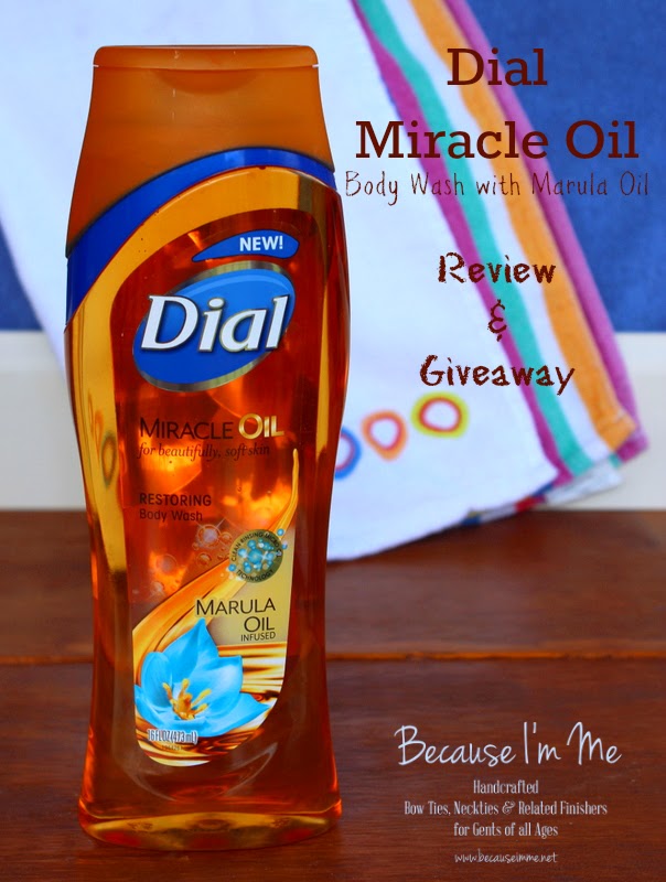 Review and Giveaway Dial Miracle Oil Body Wash with Marula Oil