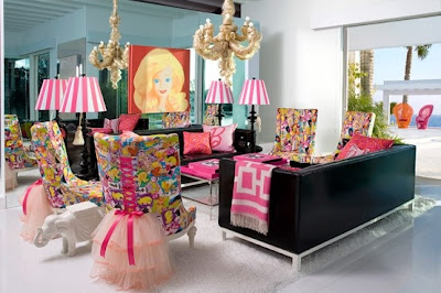 decora y disena: Diseño Interior de la Glamorosa Mansión de Barbie en