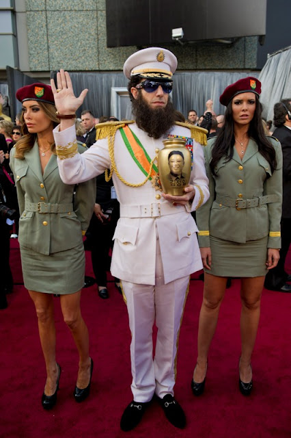 Sacha Baron Cohen Dictator Oscars 2012
