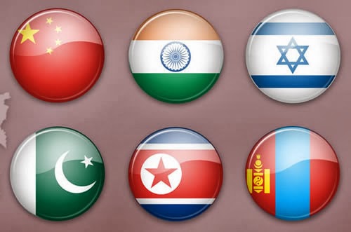 World Flags Icons of Asia World Flags Icons of Asia
