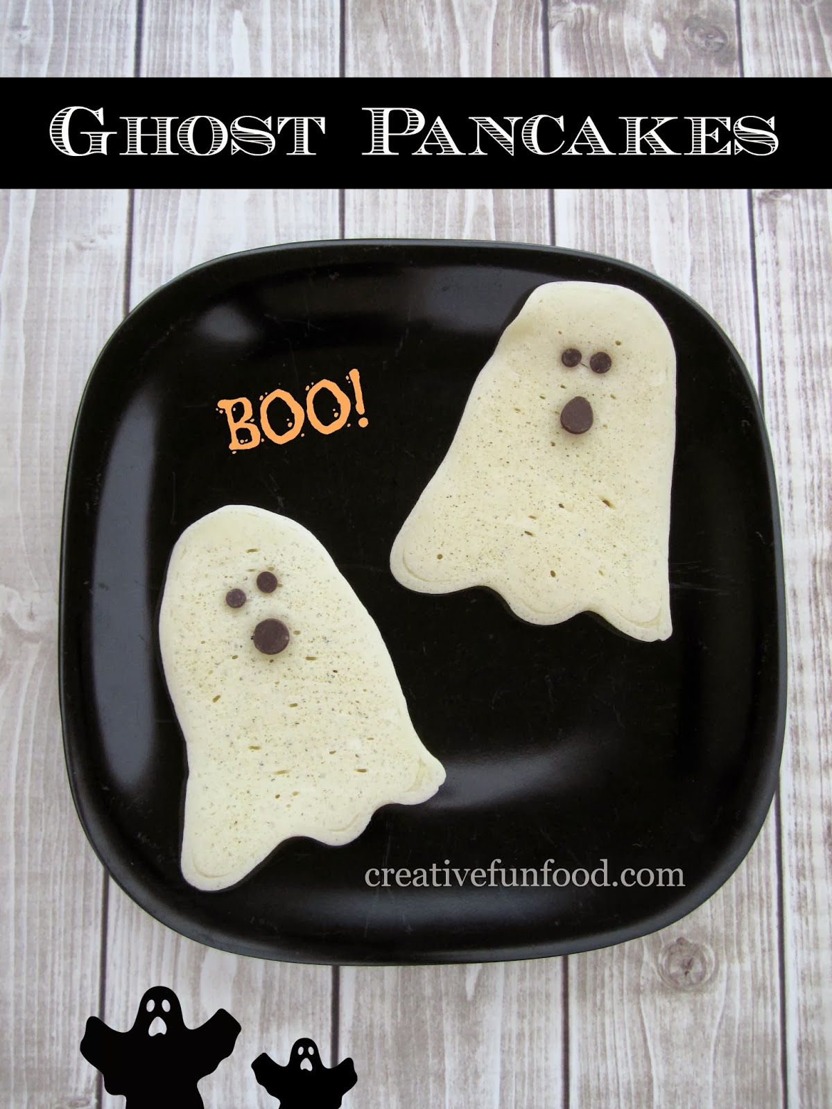 Creative Food: Ghost Pancakes