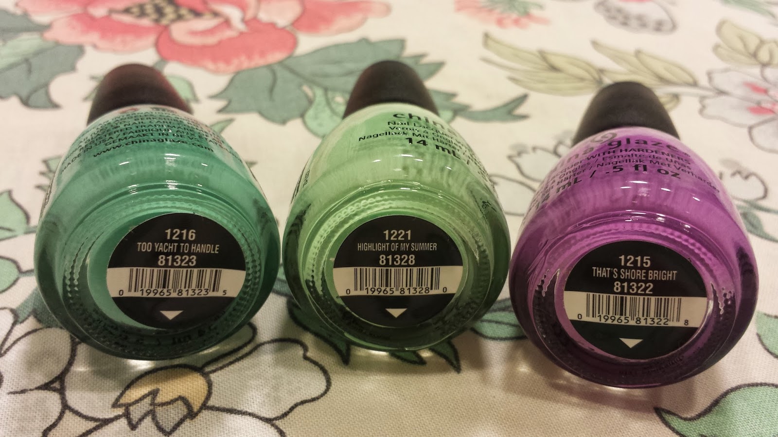 china glaze sunsational cremes china glaze sunsational cremes