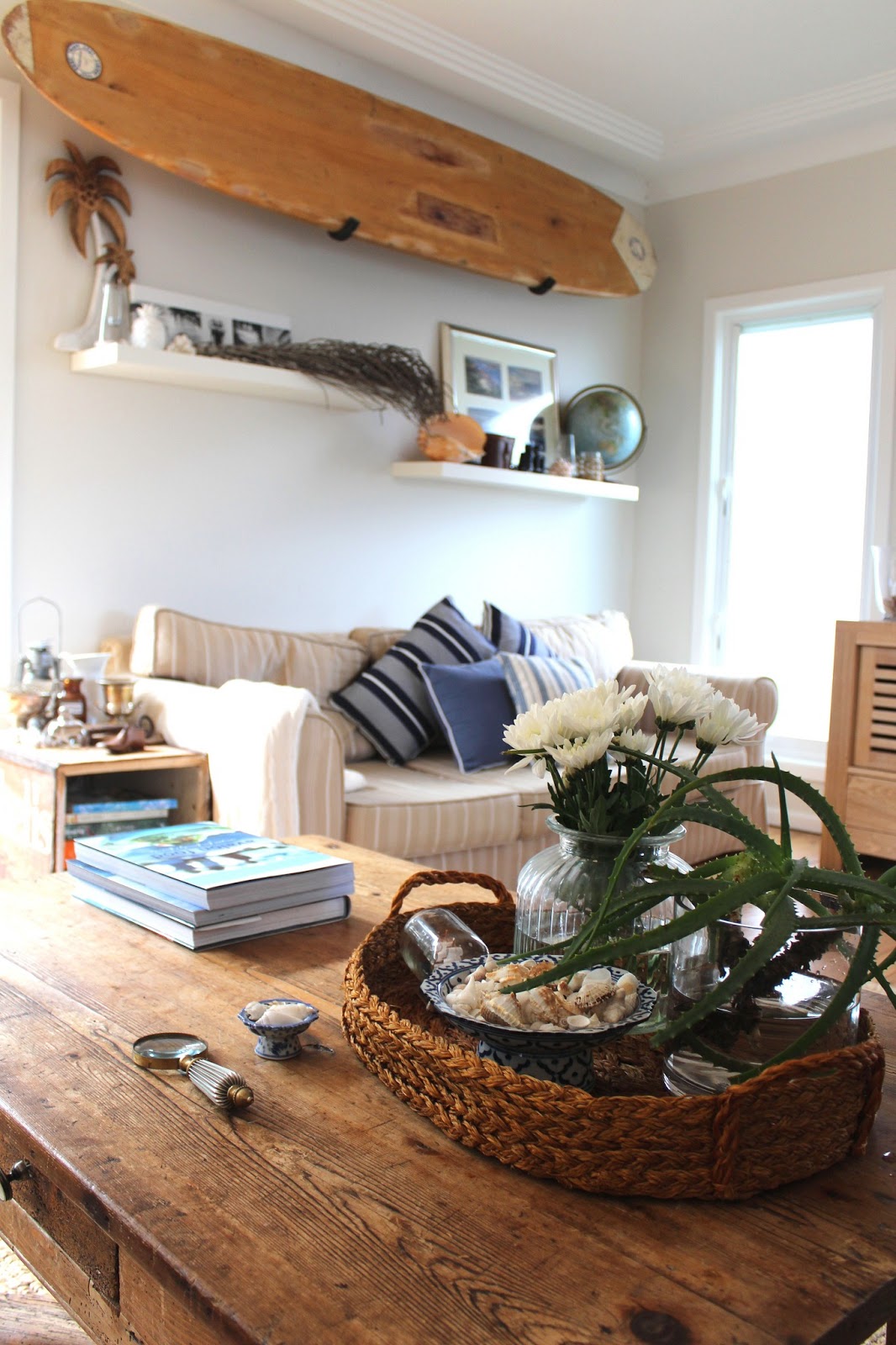 Desire Empire Beach House Decor Styling A Coffee Table