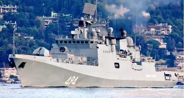 Η ρωσική υπερ-φρεγάτα «Admiral Grigorovich» στο Ιόνιο Πέλαγος με τελικό προορισμό…Συρία Η ρωσική υπερ-φρεγάτα «Admiral Grigorovich» στο Ιόνιο Πέλαγος με τελικό προορισμό…Συρία