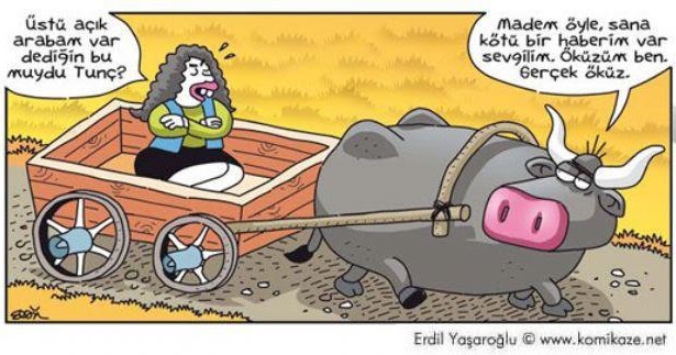 Komik Karikaturler Ustu Acik Araba Karikatur Okuzum Ben