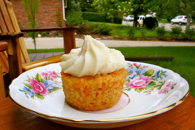 Carrot Cake Cupcakes with Classic Cream Cheese Frosting