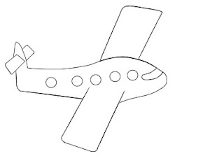 Desenhos de Avião para imprimir Desenhos de Avião para colorir e pintar