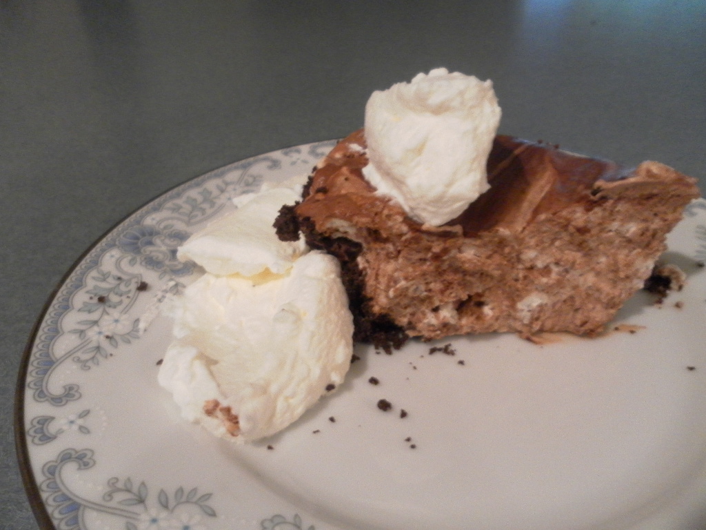 Cooking On A Budget NoBake Chocolate Kahlua Pie