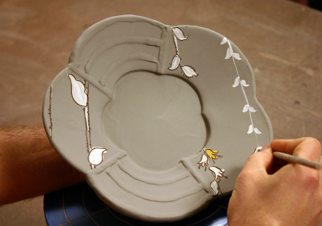 Tales of a Red Clay Rambler Ceramic Arts Daily video shoot Using