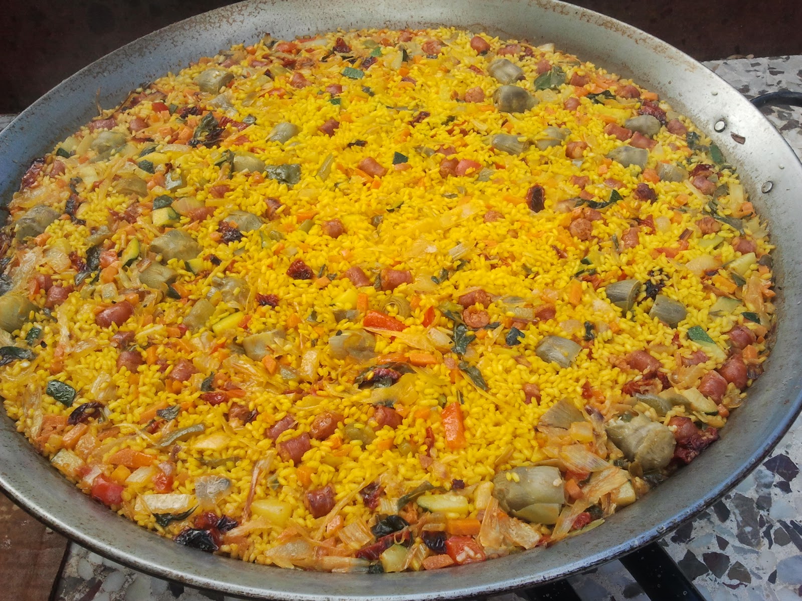 Las comidicas de Mamen PAELLA DE VERDURAS
