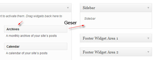 memasang widget memasang widget