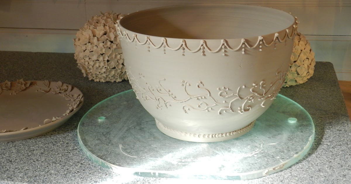 Peasley Pottery Wedding Pottery on the Drying Rack