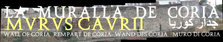 La muralla de Coria / MVRVS CAVRII (HISPANIA) / wall of Coria / rempart de Coria / Wand des Coria