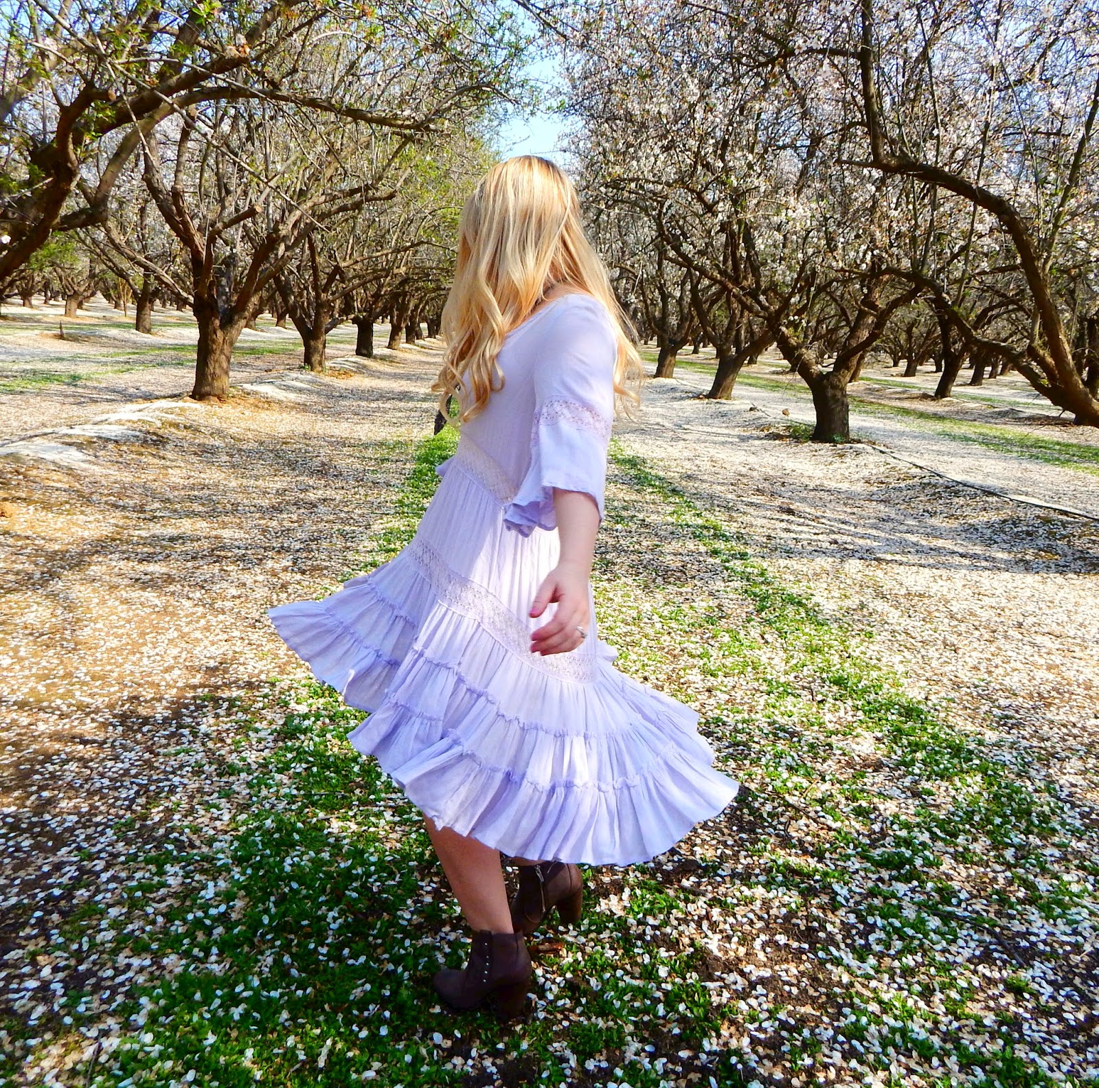 Fairytale Lilac Dress Outfit Idea