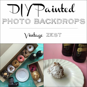 DIY Painted Photo Backdrops on Diane's Vintage Zest  #paint #photography #blogging