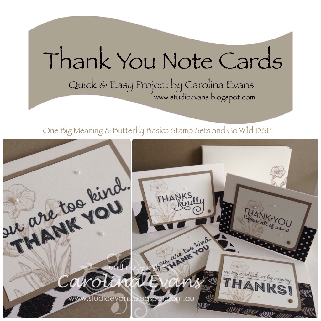 Carolina Evans Stampin' Up! Demonstrator, Melbourne Australia One