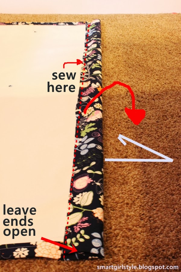 smartgirlstyle How to Make a Roman Shade (using everyday materials)