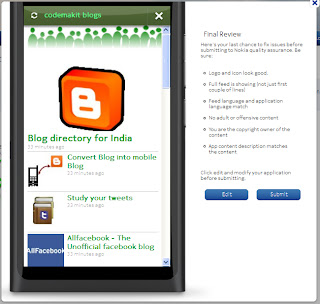 Nokia application for your Blog Nokia application for your Blog screenShot