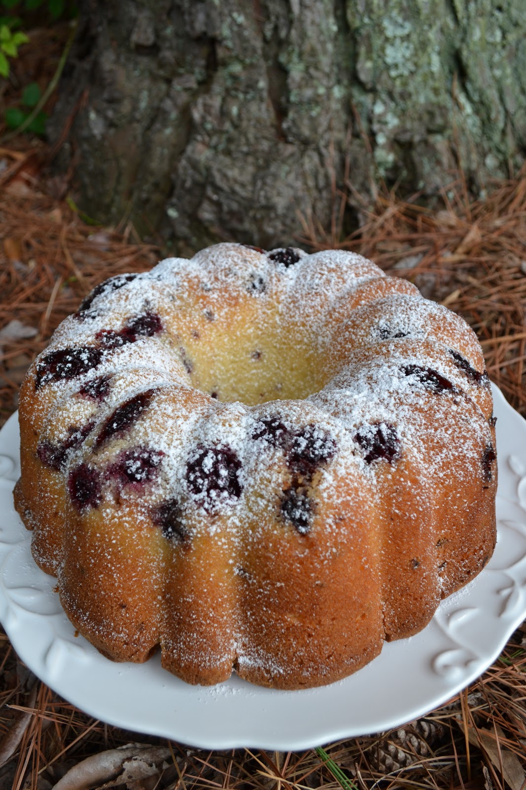 bonbons & biscotti Blackberry Pound Cake