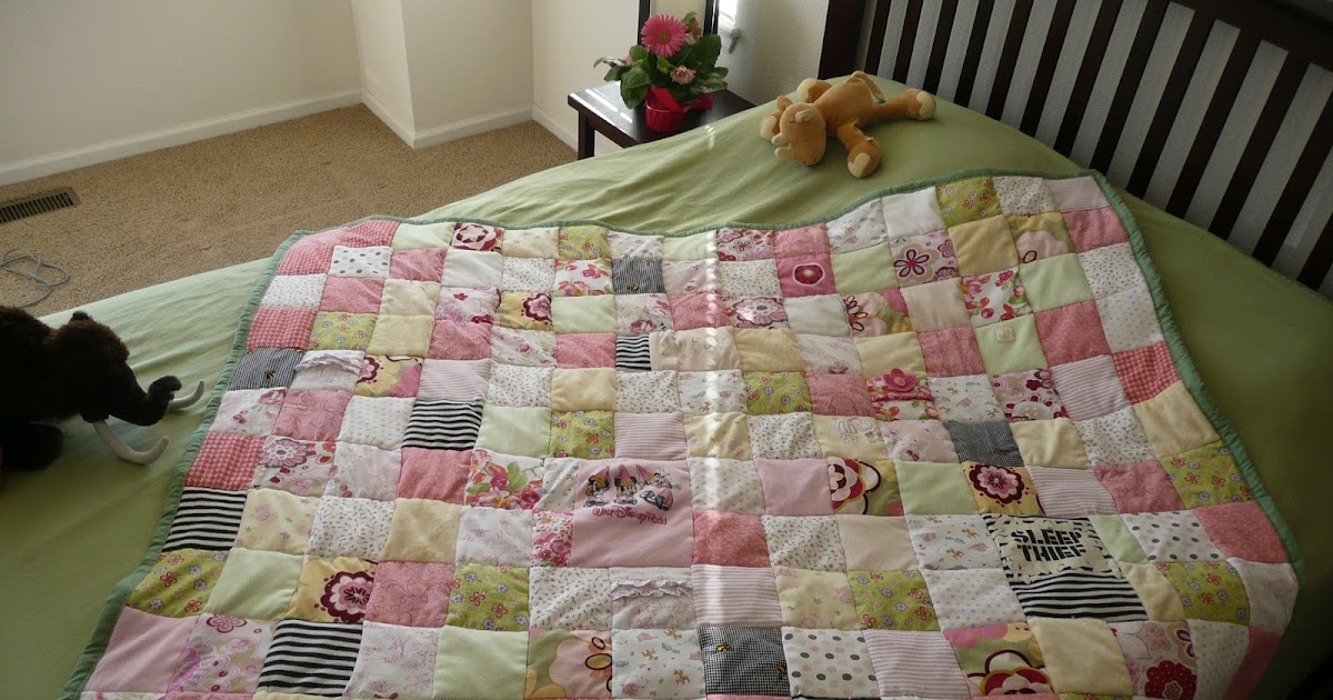 Patchwork! Keepsake Memory Blankets from Baby Clothes