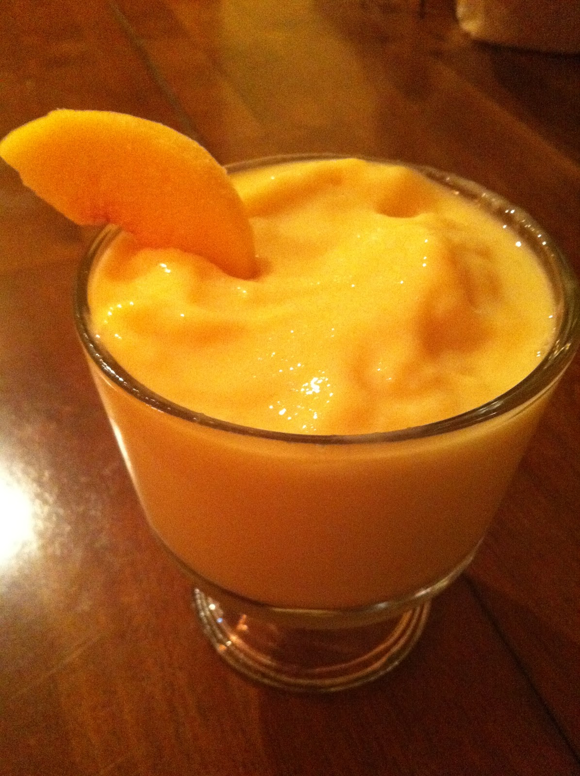 mango peach smoothie