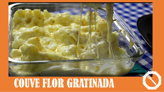 Couve flor gratinada