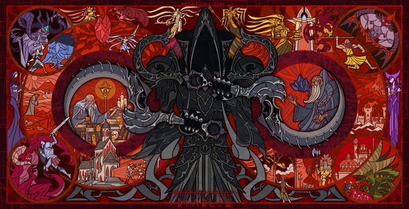 As ilustrações em estilo de vitrais de fantasia de Jian Guo Jian Guo breathing2004 deviantart ilustrações fantasia ficção vitrais coloridos vintage