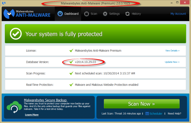 Malwarebytes Anti-Malware 2.0.3 Download