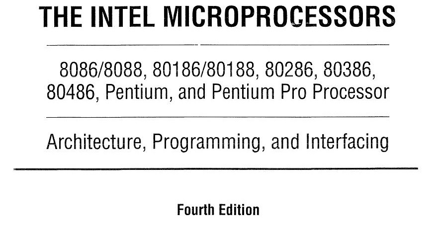 Microprocessor And Assembly Language Programming Ebook