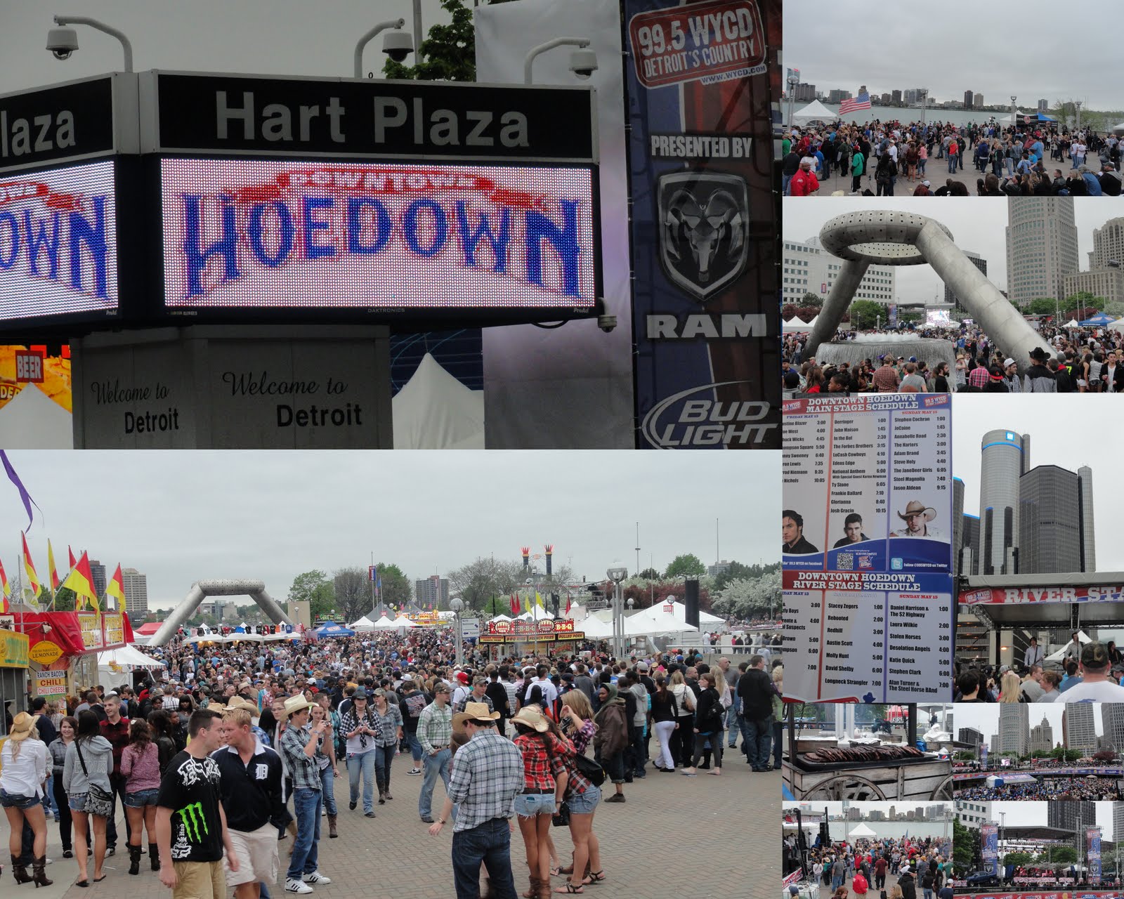Michigan 1001 Daily Photo Hoedown at Hart Plaza Detroit