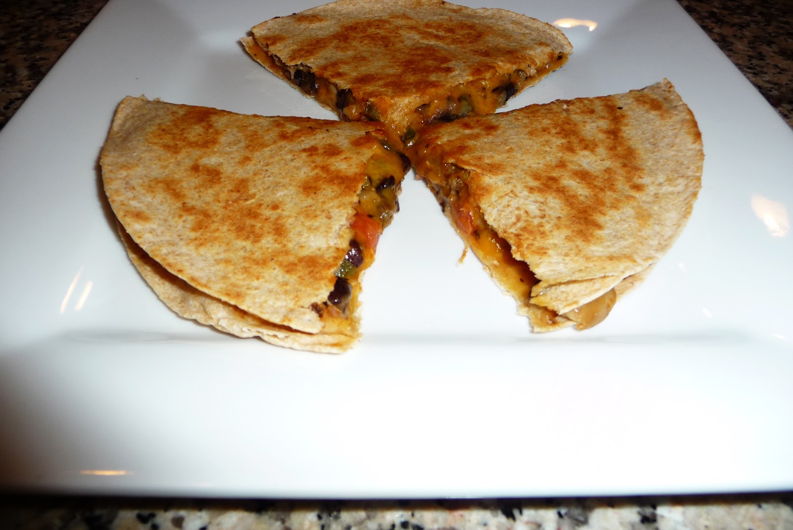 Quesadillas Vegetarianas (Champiñones con Frijoles Negros) Cocina Facil