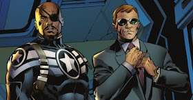 Nick Fury Jr. and Coulson 