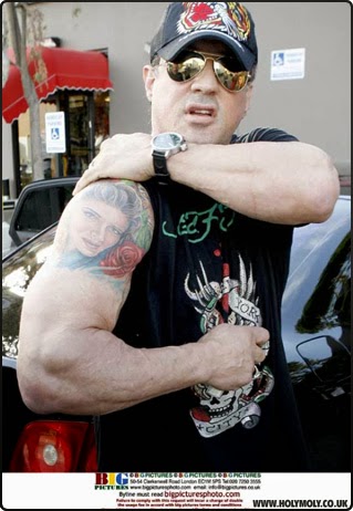 Photo de sylvester stallone Tattooz Designs: Sylvester Stallone Tattoos Real| Sylvester Stallone
