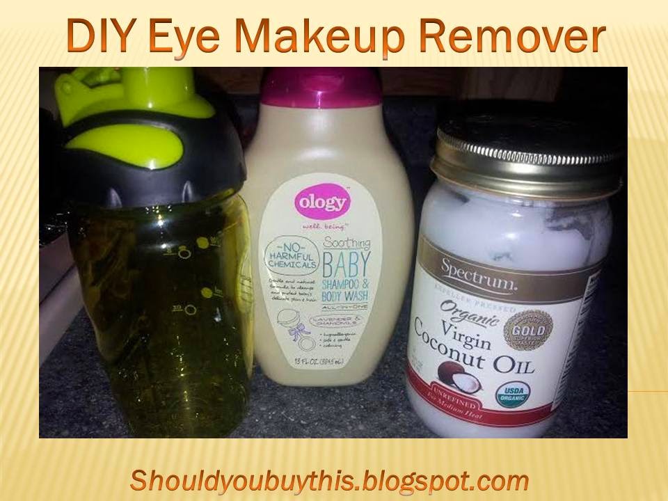 Try It...You Might Like It! DIY Eye Makeup Remover