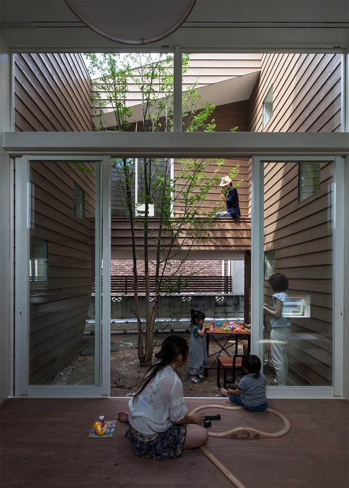 second floor terrace