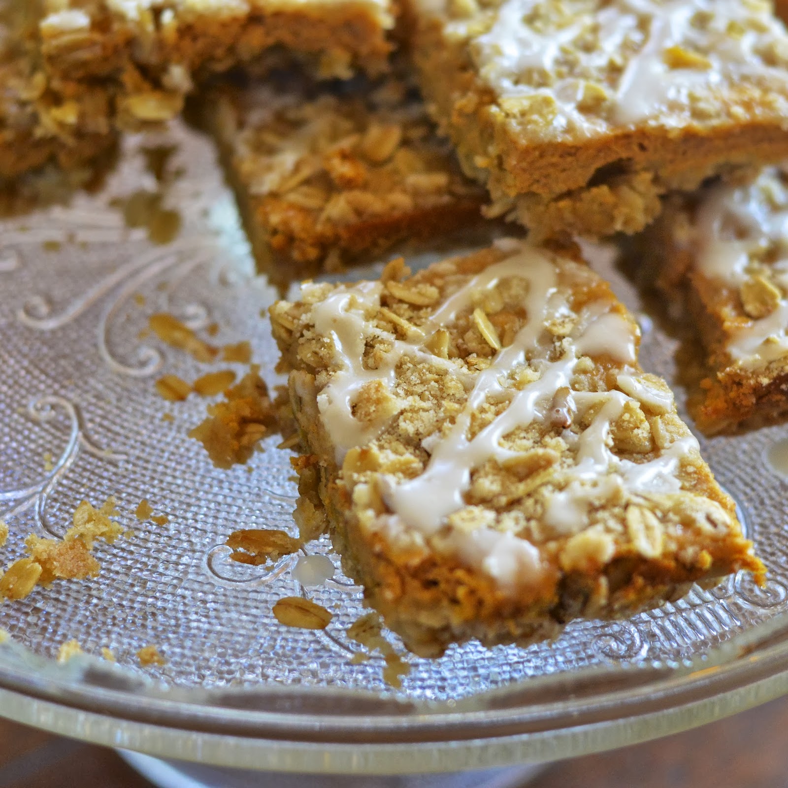 Pumpkin Oatmeal Breakfast Bars Virtually Homemade Pumpkin Oatmeal
