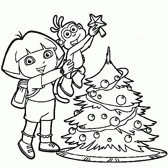 Coloriage Dora l exploratrice Coloriages à imprimer gratuits - coloriage dora à imprimer