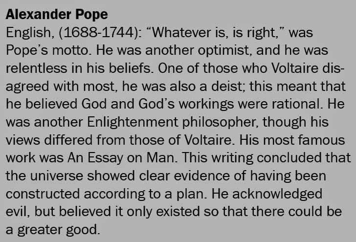Essay On Candide