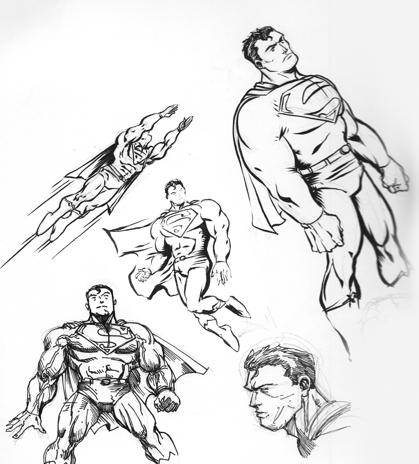 Sketch Of Superman