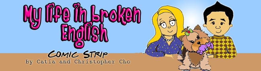 My life in  broken english (Comic strip)
