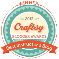 Winner of Craftsy's Best Instructor's Blog Award!