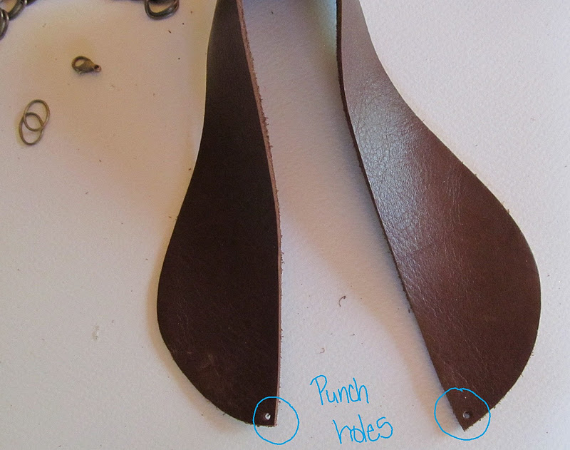 WobiSobi Leather, Collar Necklace DIY