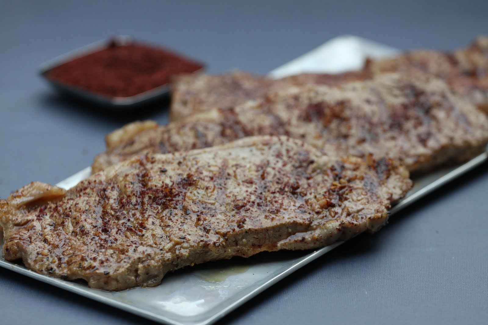 Pots and Frills Steaks Marinated in SumacA More Exotic Grilling Idea
