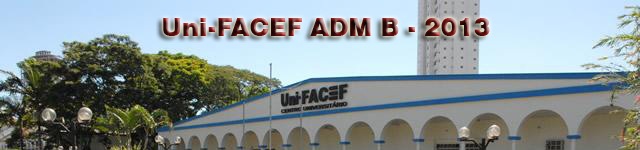 Uni-FACEF ADM NOTURNO 2012 B - 5º Semestre