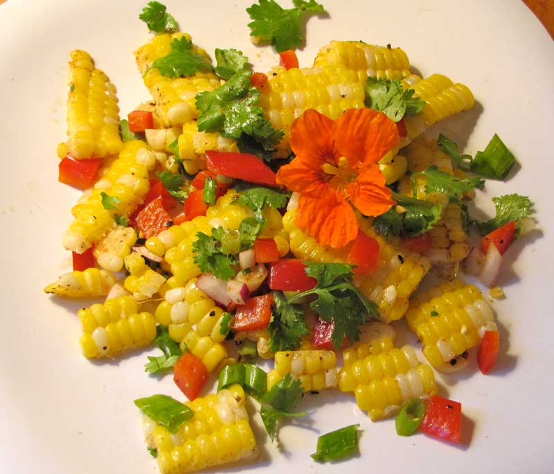 Diane Carnevale Corn cob salad